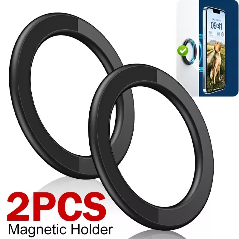 Phone Accessories Hooks - حامل حلقي مغناطيسي لاصق قوي متوافق