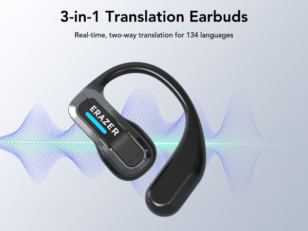 Type C Adapter - سماعات رأس ERAZER X8 للترجمة الفورية