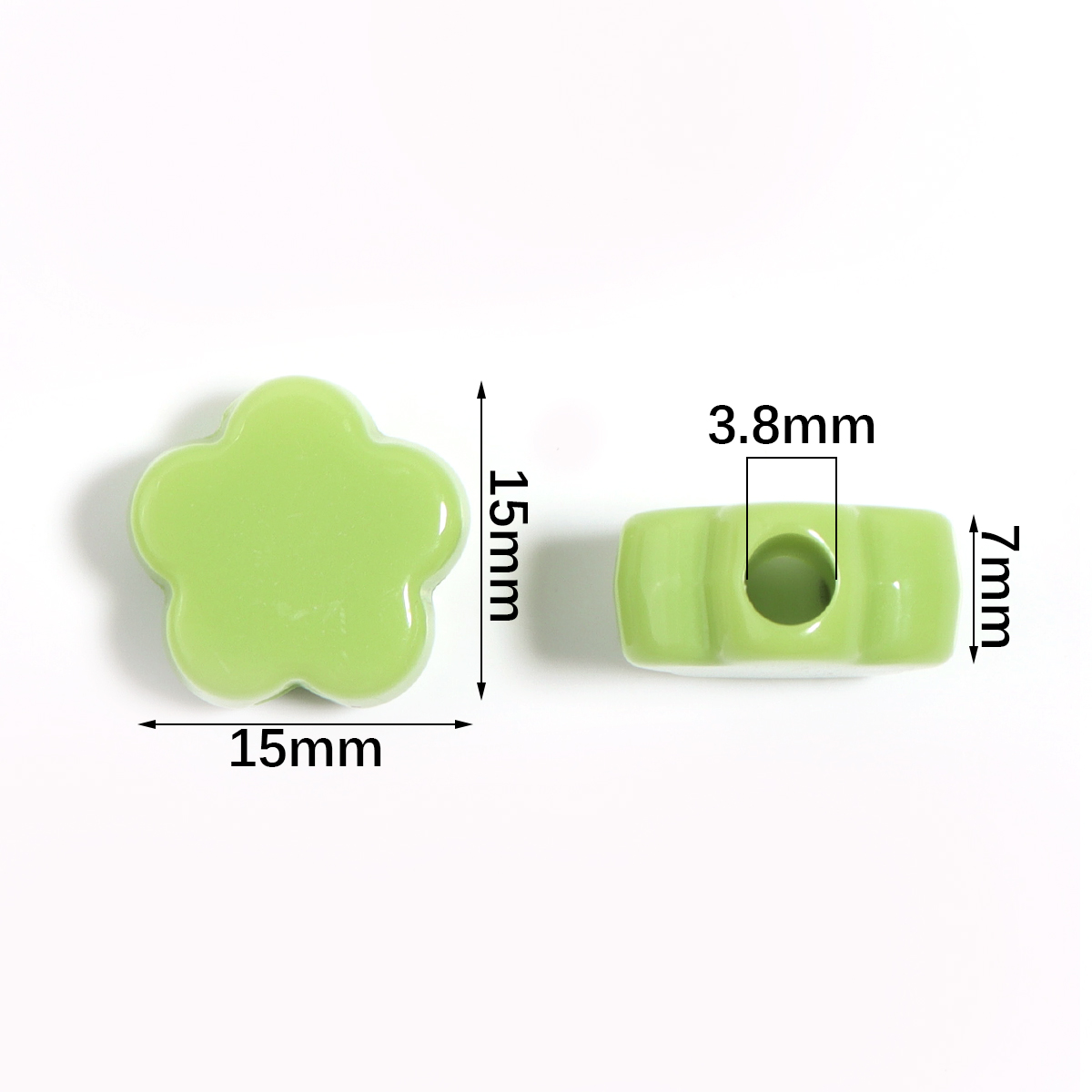 30 قطعة/كيس خرز أكريليك بلون و - مراجعة Phone Accessories Jewelry وسعره