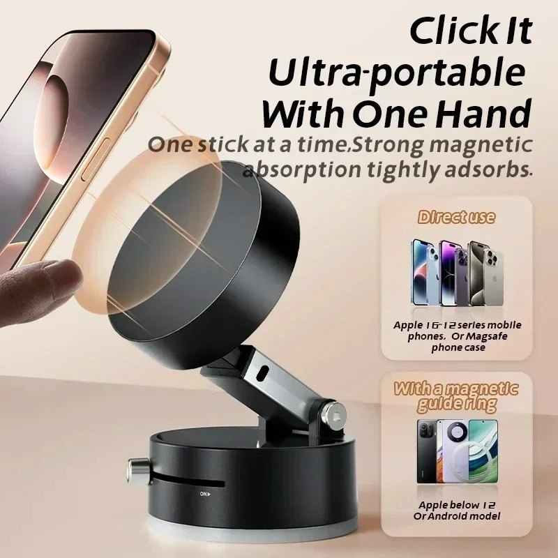 حامل مكنسة كهربائية مغناطيسي ع - مراجعة Phone Accessories Holder Car وسعره