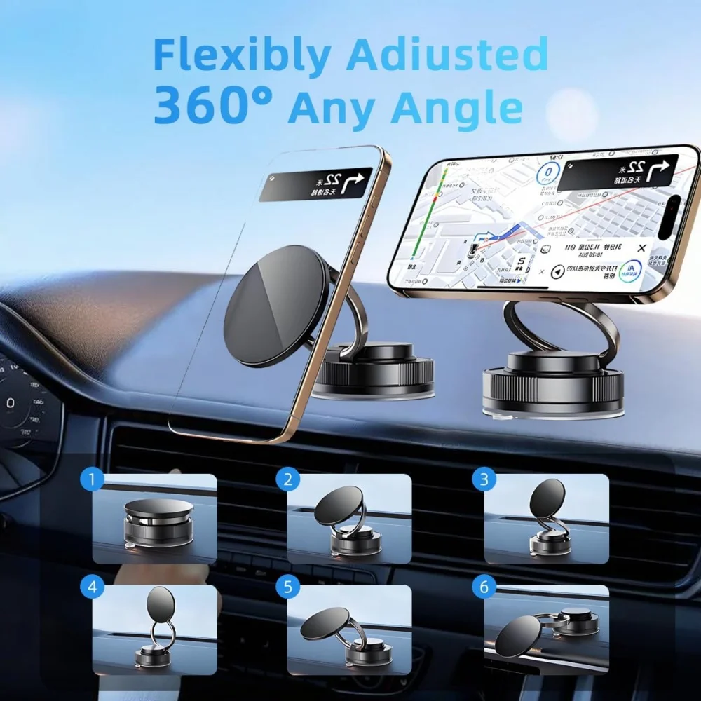 حامل هاتف مغناطيسي جديد للسيار - مراجعة Phone Accessories Holder Car وسعره