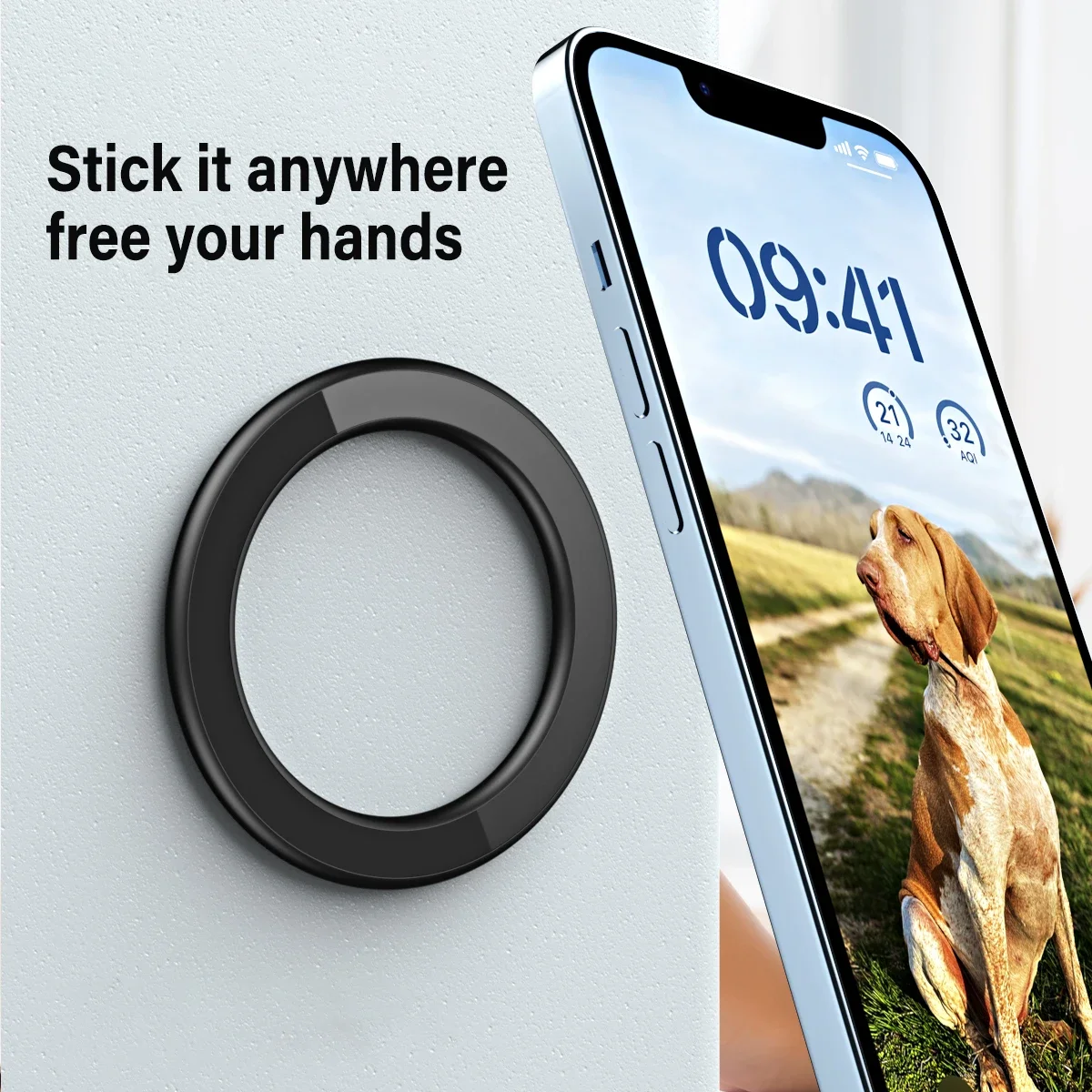حامل حلقي مغناطيسي لاصق قوي مت - مراجعة Phone Accessories Hooks وسعره