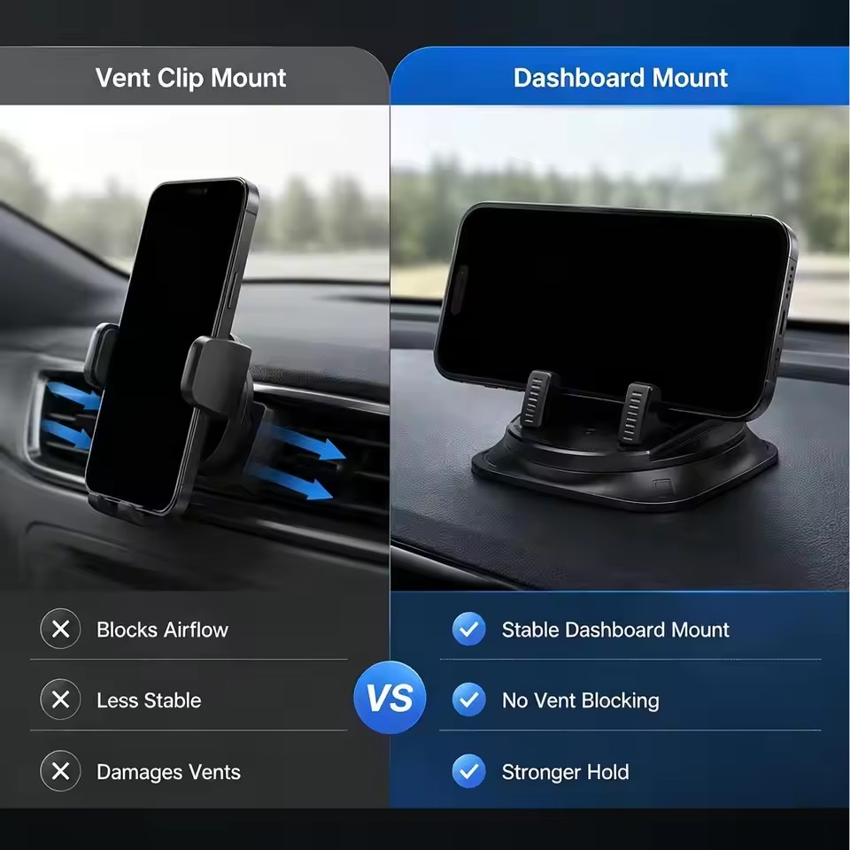 360 °   حامل هاتف محمول للسيار - مراجعة Phone Accessories Holder Car وسعره