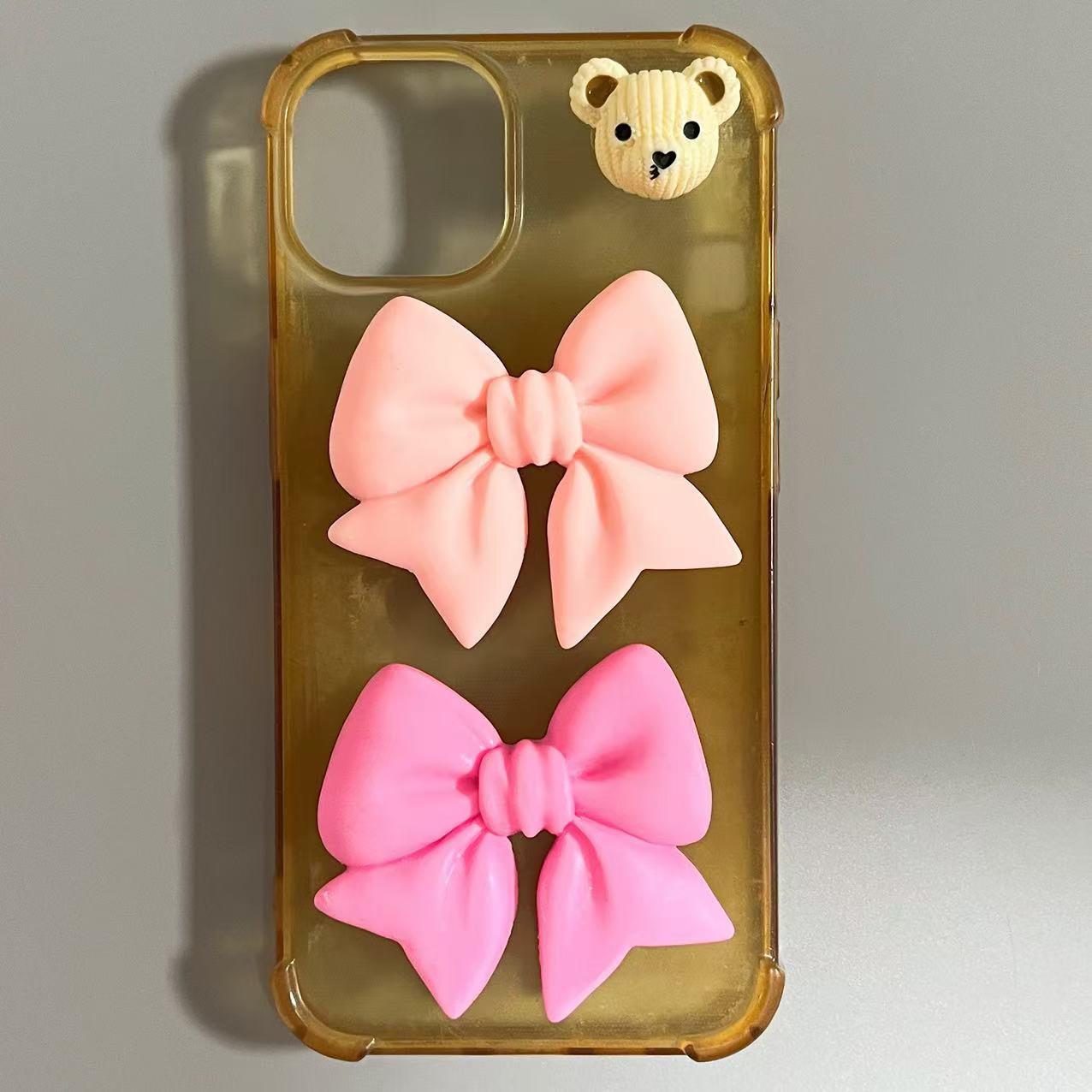 1 قطعة Y2K Kawaii بلينغ الوردي - مراجعة Phone Accessories Logo Design وسعره