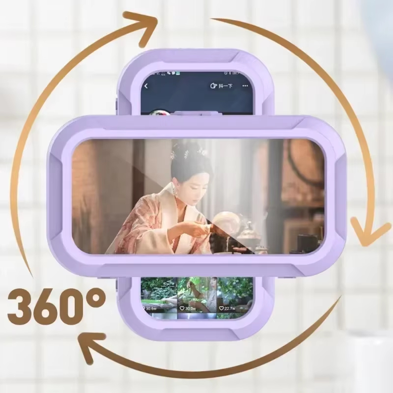 360 °   حامل هاتف للحمام قابل  - مراجعة Phone Accessories Hooks وسعره