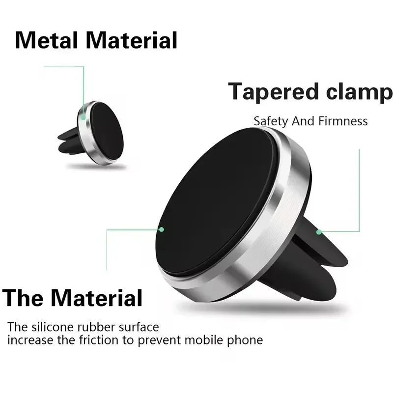 حامل هاتف مغناطيسي للسيارة يثب - مراجعة Phone Accessories Holder Car وسعره