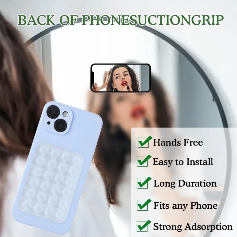 سيليكون شفط حامل هاتف حصيرة مت - مراجعة Phone Accessories Hooks وسعره