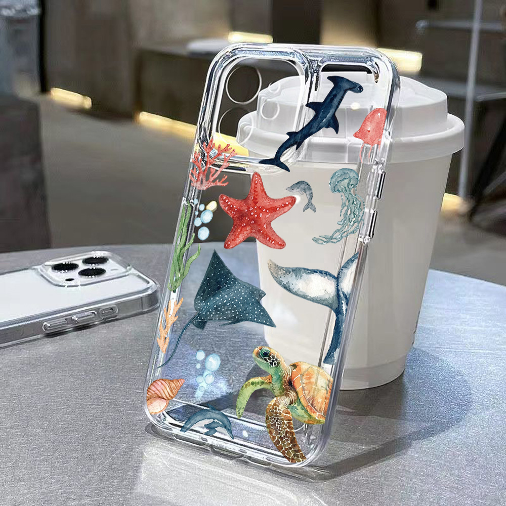غطاء حماية بتصميم حيوانات البح - مراجعة Apple Iphone 15 Pro Max وسعره
